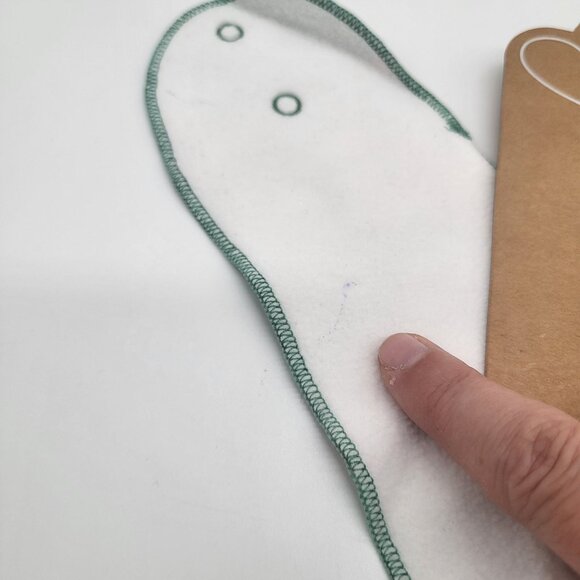 ANGEL DEAR Bandana Bib Bamboo Blend Poinsettias Holiday Christmas - Picture 5 of 5